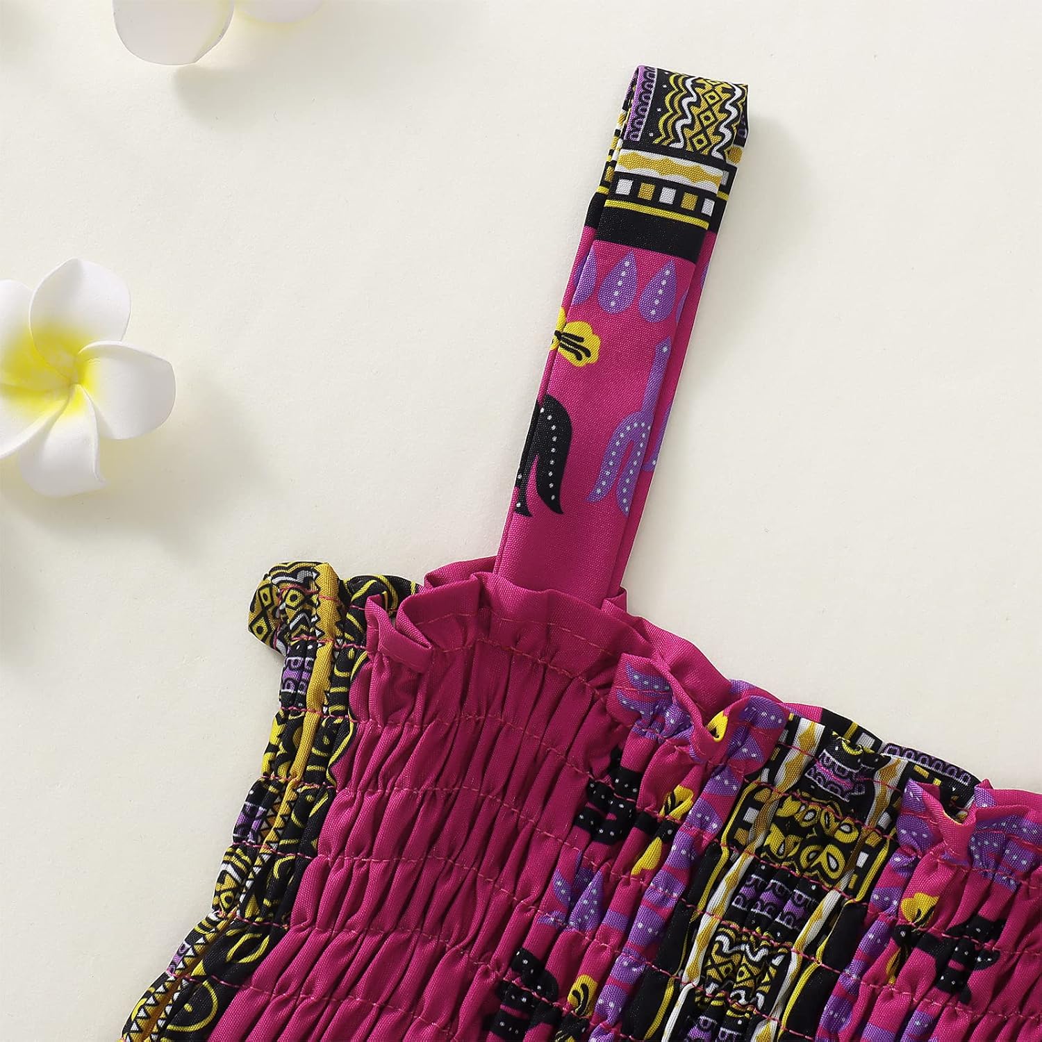 MODNTOGA African Attire for Toddler Girl Dashiki Dress Kids Girls African Print Clothing Black History Months Ankara Outfit - Image 3