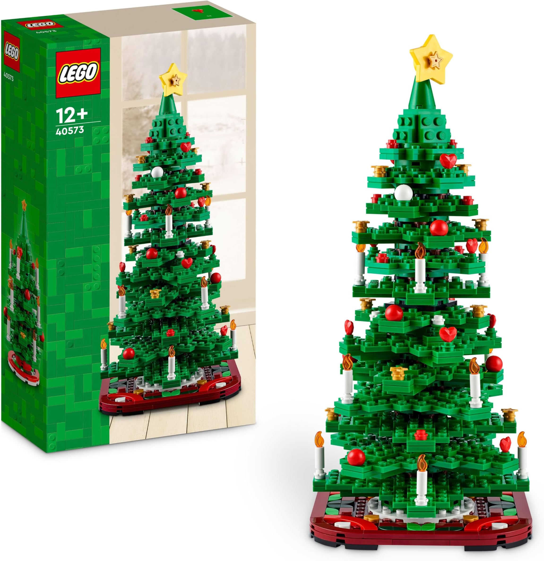 LEGO Christmas Tree Toy Building Set for 9 Plus Year Old Boys & Girls, Collectible Festive Decoration for Home Decor, Encourages Imaginative Play, Family Crafts Activity, Gift Idea for Kids 40573
