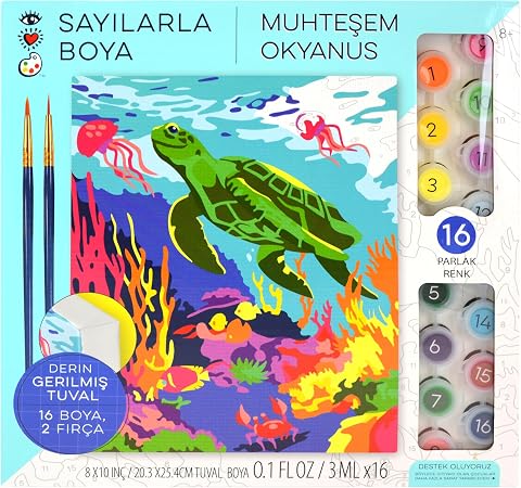 Craft And Arts Numaralarla Boya Seti Amazing Ocean 9207