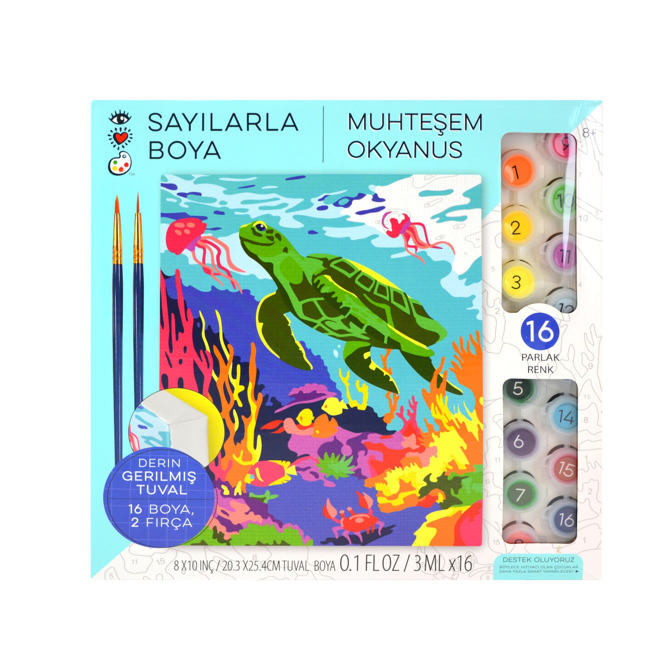 Craft And Arts Numaralarla Boya Seti Amazing Ocean 9207