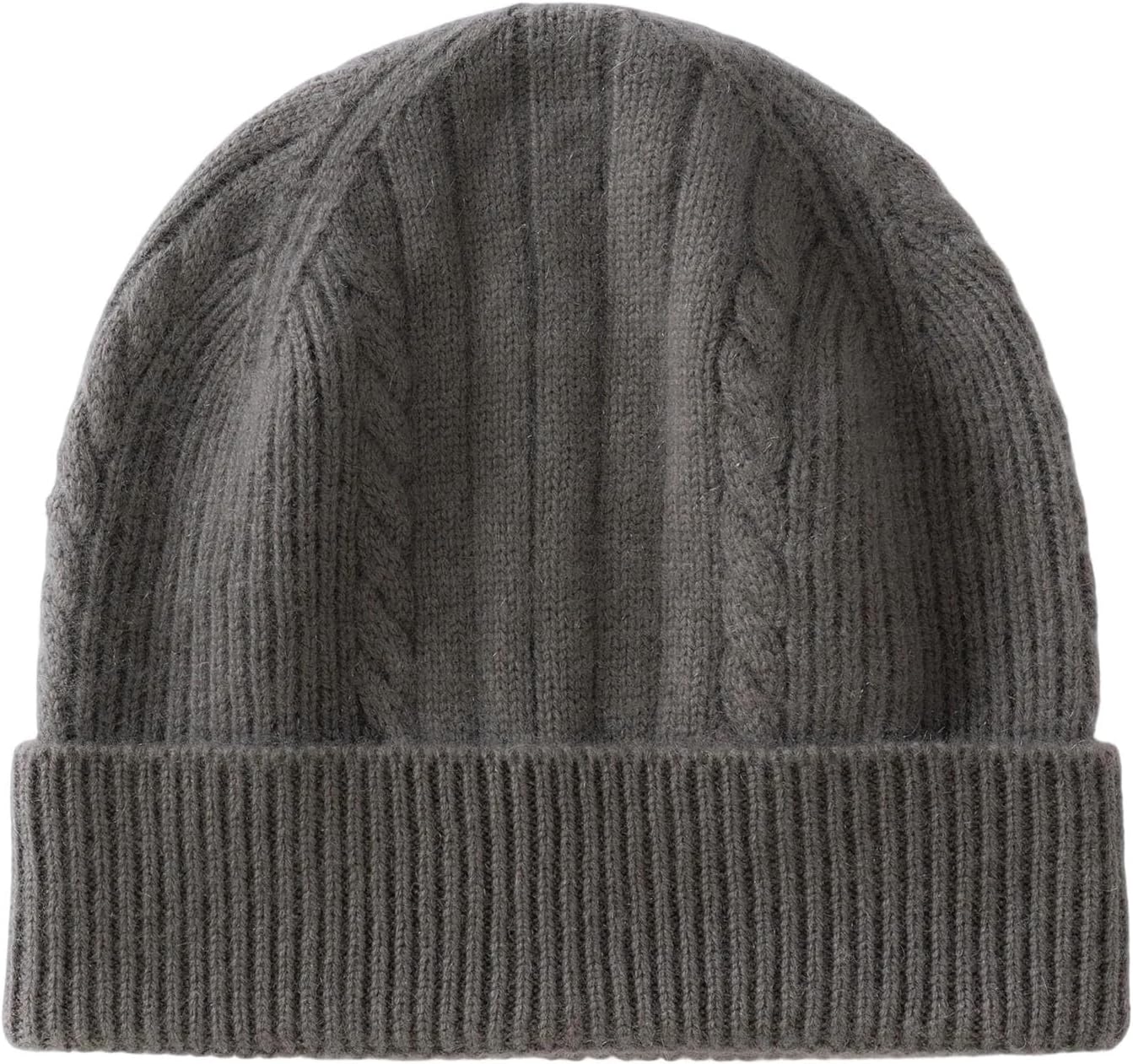 Cashmere Hat Women Textured Beanie Warm Men Solid Color Knit Warm Cap