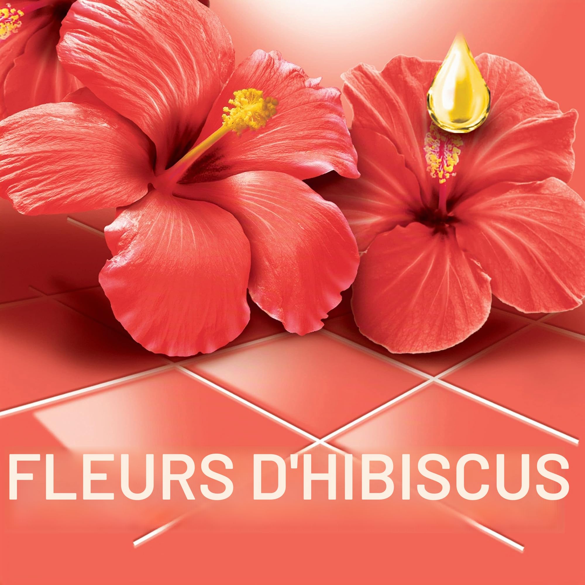 Ajax Nettoyant universel parfum fleur d'hibiscus 12 x 1 l – Nettoyant multi-surfaces avec huiles essentielles