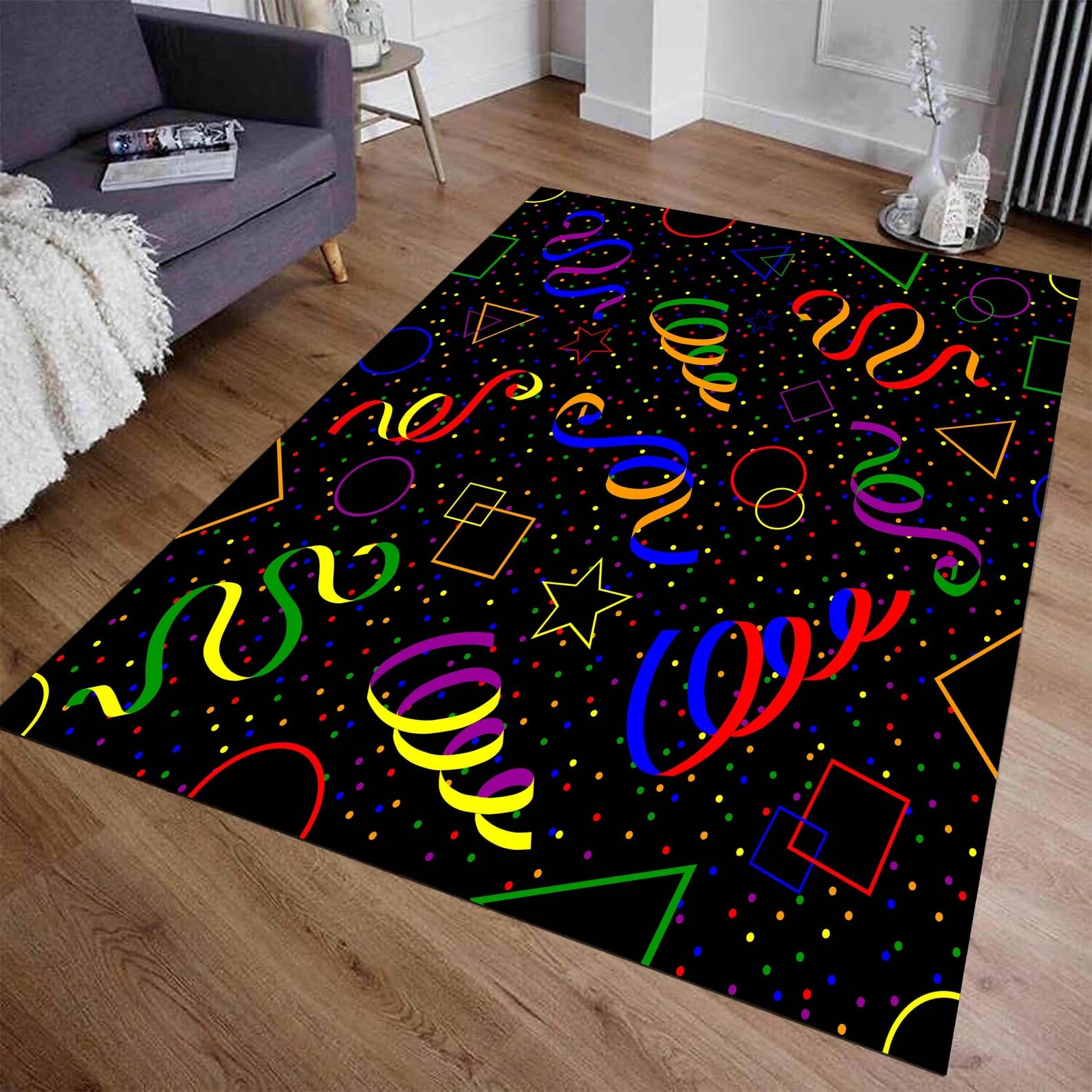 Moquette grande surface lavable en machine avec envers antidérapant