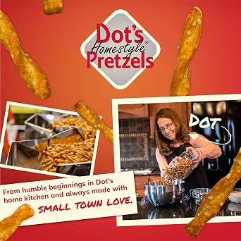 Dot's Homestyle Pretzels 18oz & 32oz Flavors (Original, 32 Ounce (3 Pack))