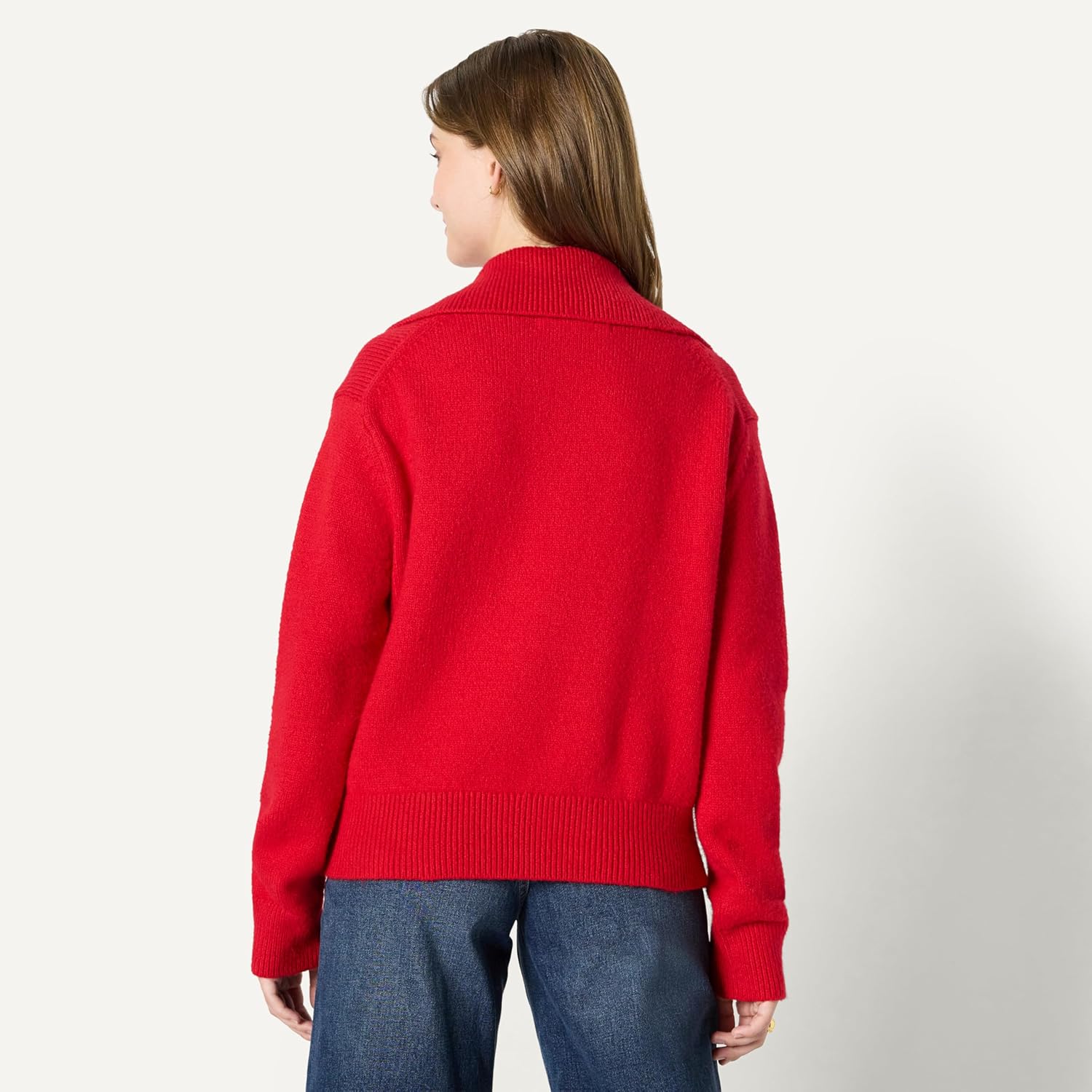 Amazon Essentials (Demi's Pick) Women's Relaxed-Fit Button Collar Sweater - Image 2