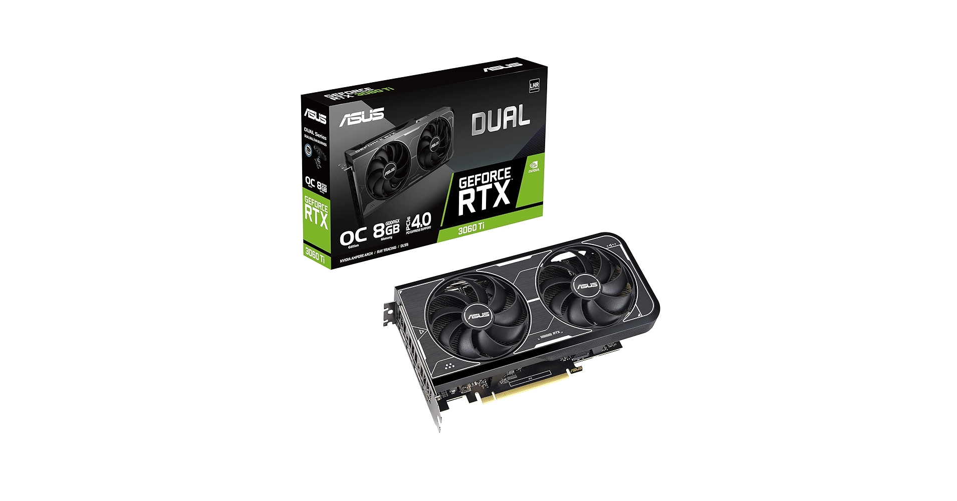 【DP/HDMI未使用】RTX 3060ti Dual OC 8GB LHR Amazon.com: ASUS Dual NVIDIA GeForce RTX 3060 OC Edition