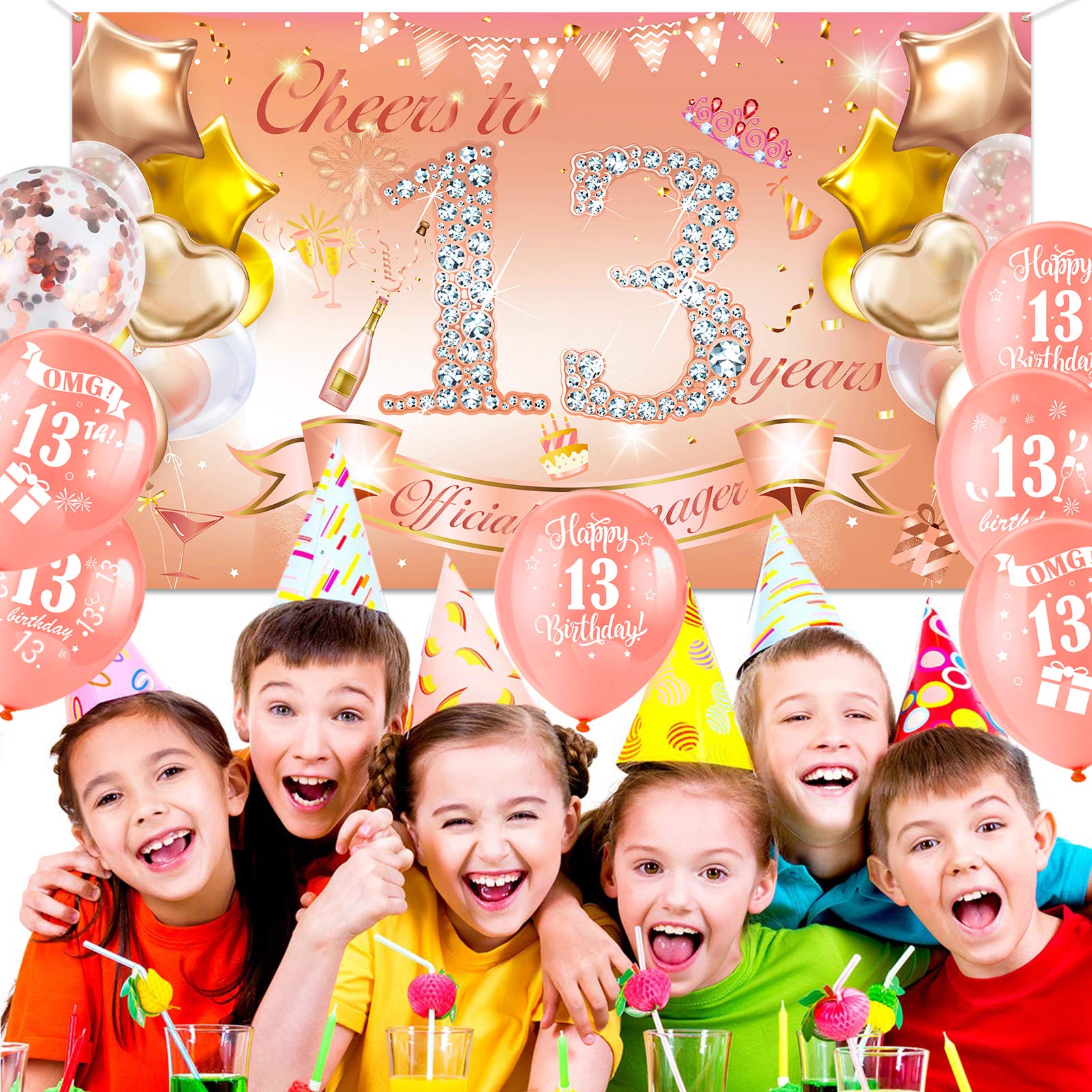 Decorazioni 18 Anni Ragazza Striscione '18 Anni' Compleanno In Tessuto Oro E Nero - 185x115 Cm, Con Corda, Per Decorazione Feste E Sfondo Foto Decorazione Tematica 18 Anni Per Ragazza Ragazzo