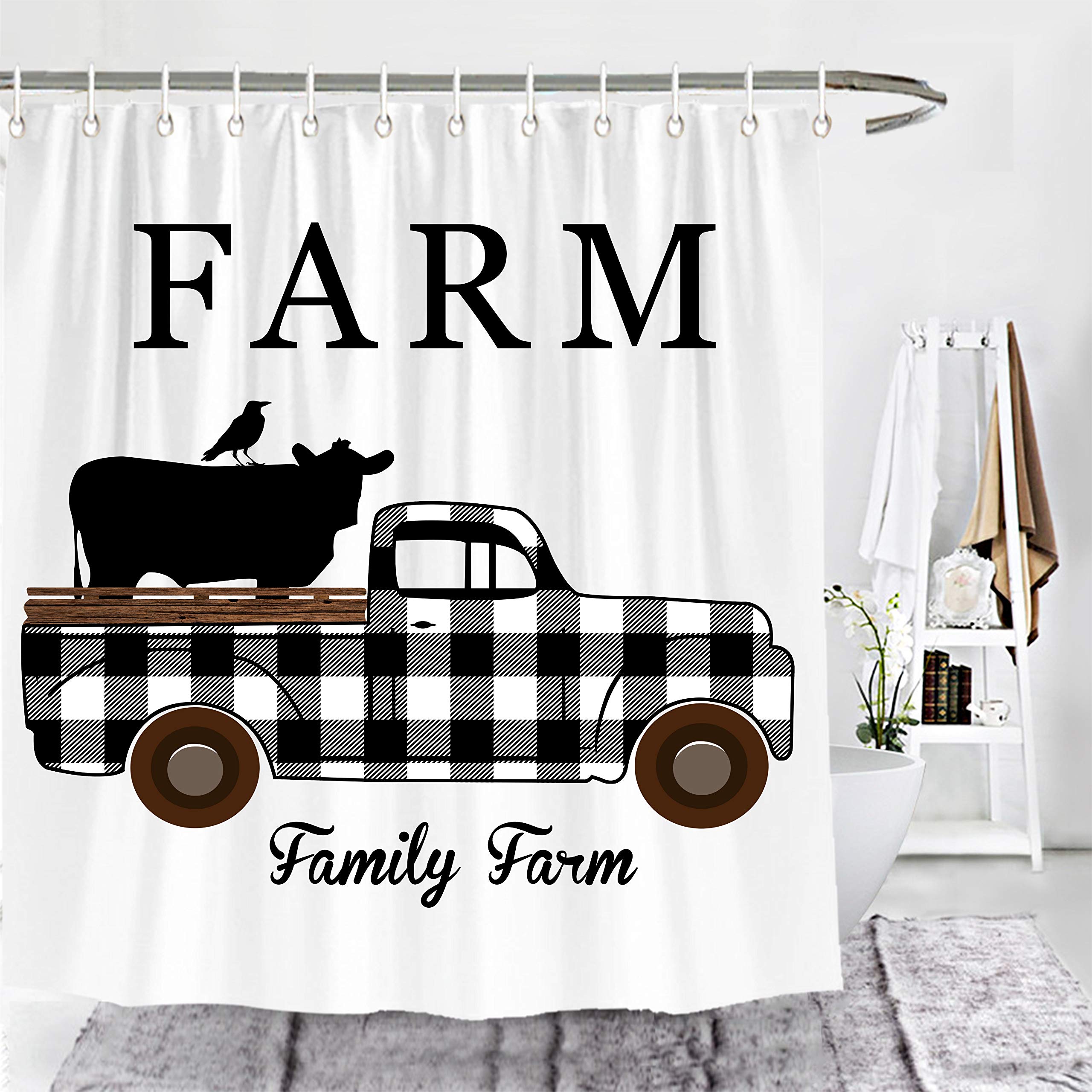 Farm Shower Curtains Curtains & Drapes