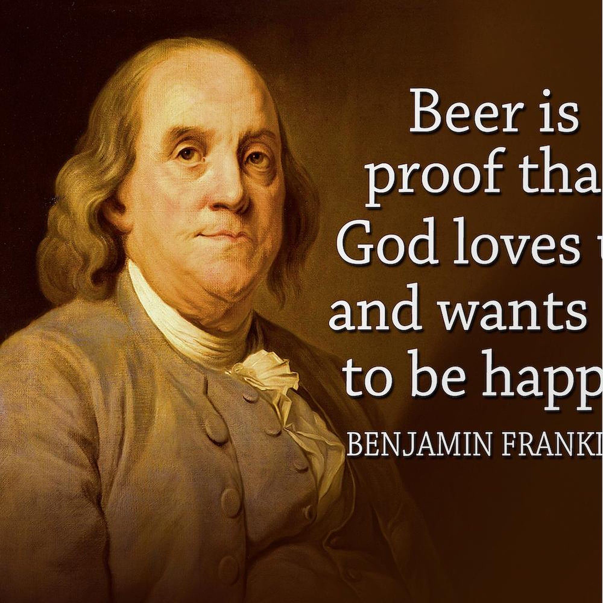 CafePress Ben Franklin Quote On Beer Pint Glass, 16 oz. Drinking Glass