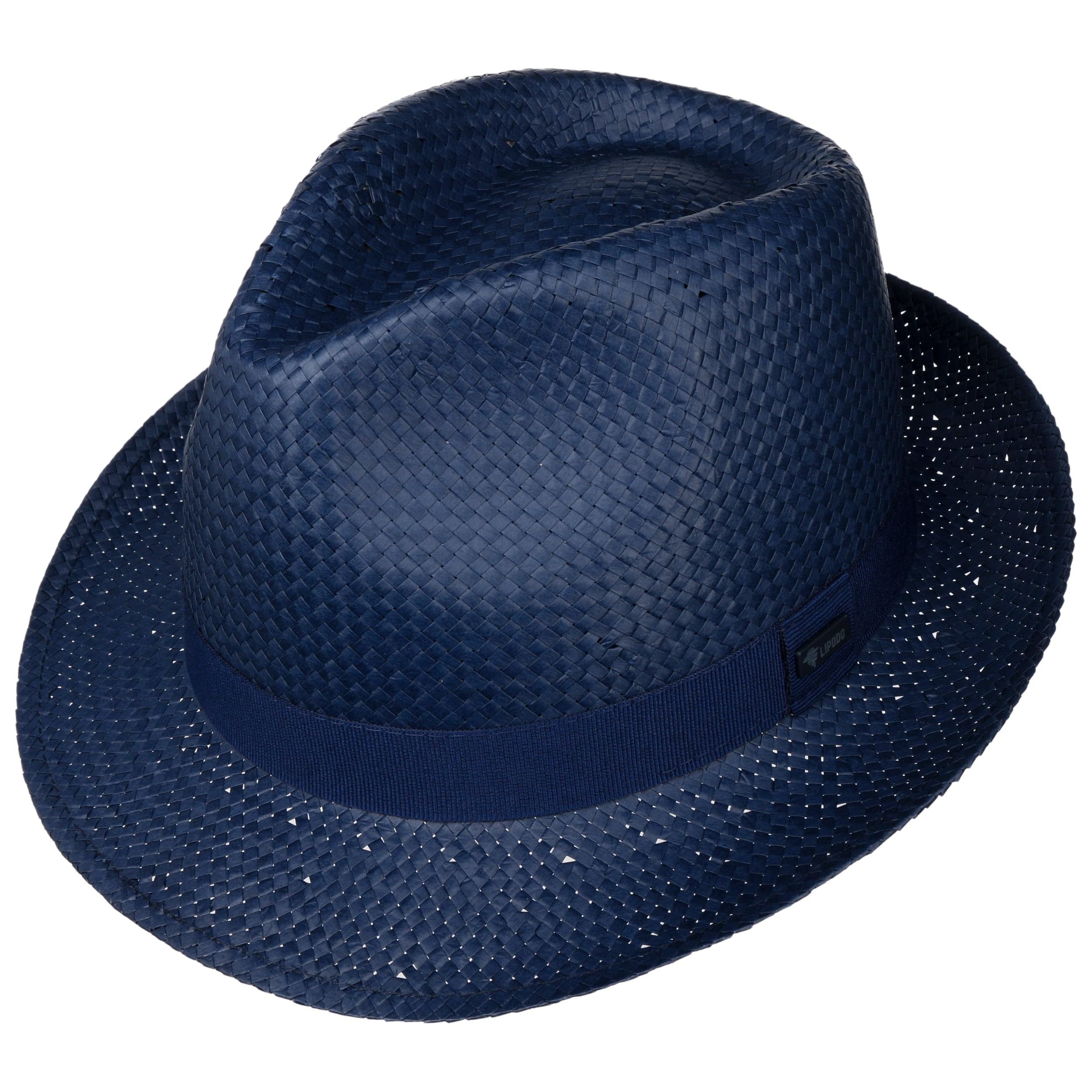 LIPODO Colour City Sombrero Trilby Paja de Papel Banda de grogren Unisex Primavera Verano