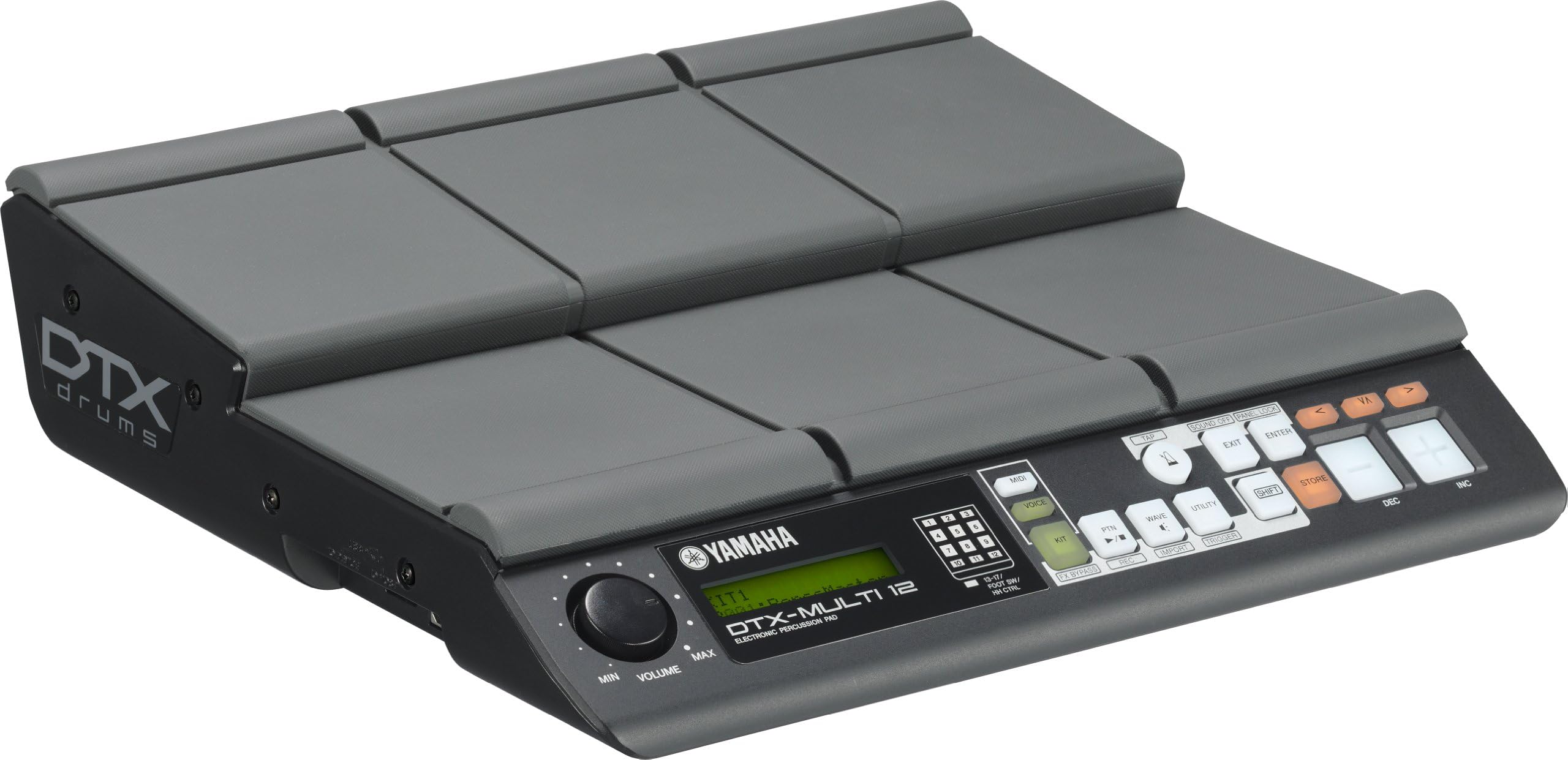 Yamaha Electronics Percussion Pad DTX-MULTI12 with Built-in Patterns for a Wide Range of Music Genres Can be Used as Drum Set or Percussion