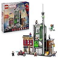 LEGO ǀ Marvel Spider-Man Contro Oscorp - Giocattolo Interattivo con Moto