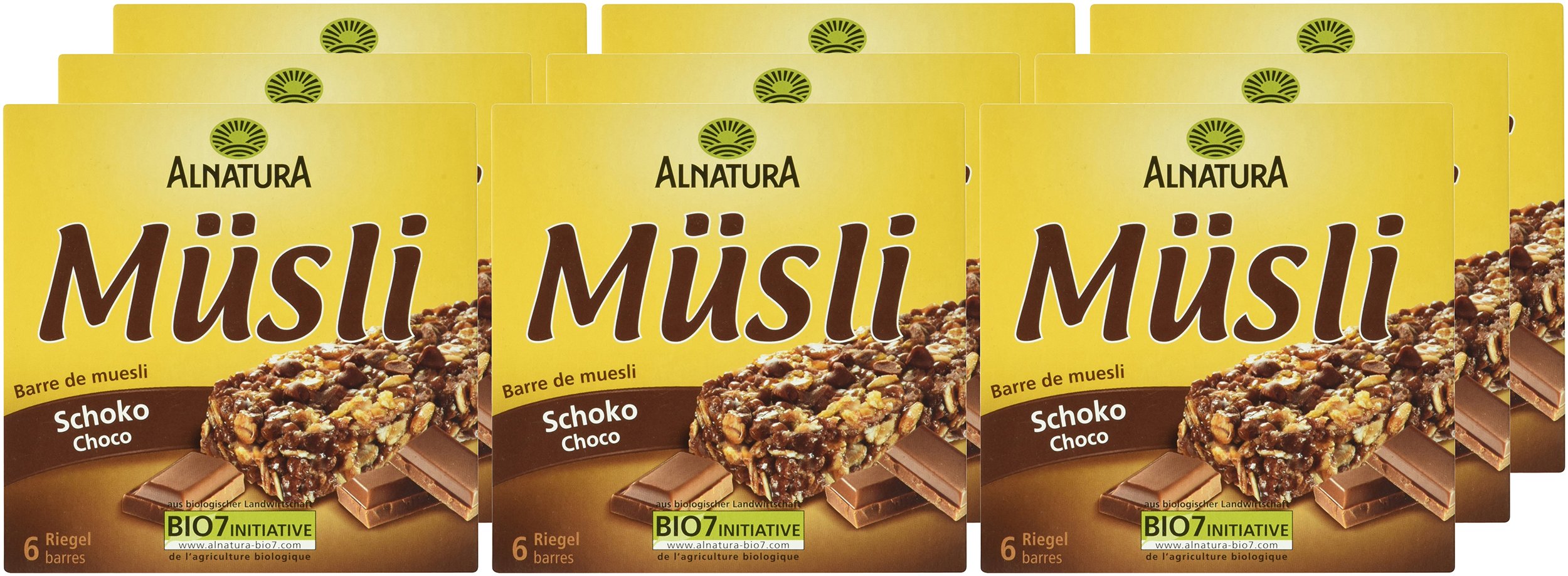 Alnatura Bio Müsli-Riegel Schoko, 150 g