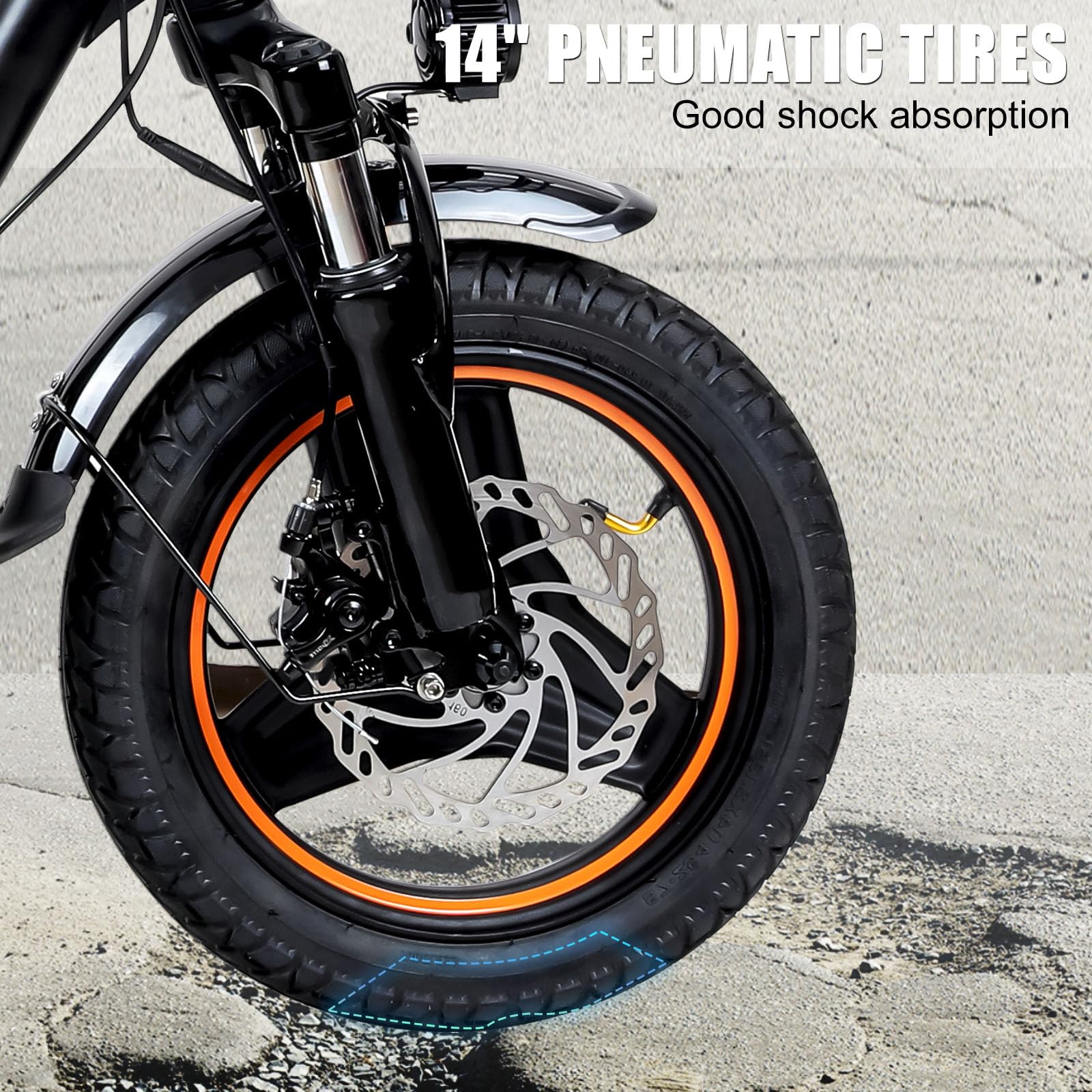 PLAYBIK Electric Scooter with Seat, 34 Miles Range & 28 Mph Fast, 14