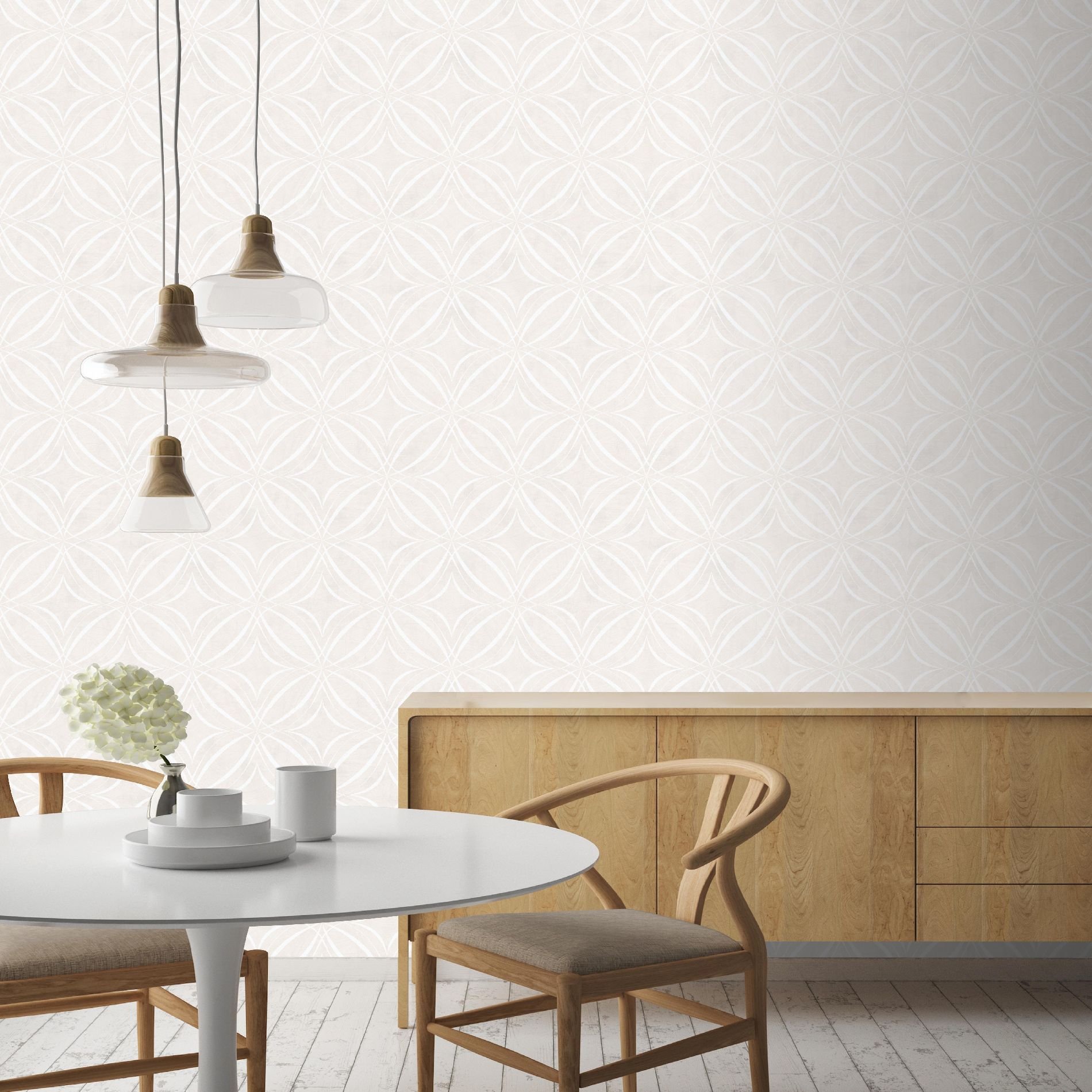Superfresco EasyTaupe Glitz Geo Wallpaper (Was £17)
