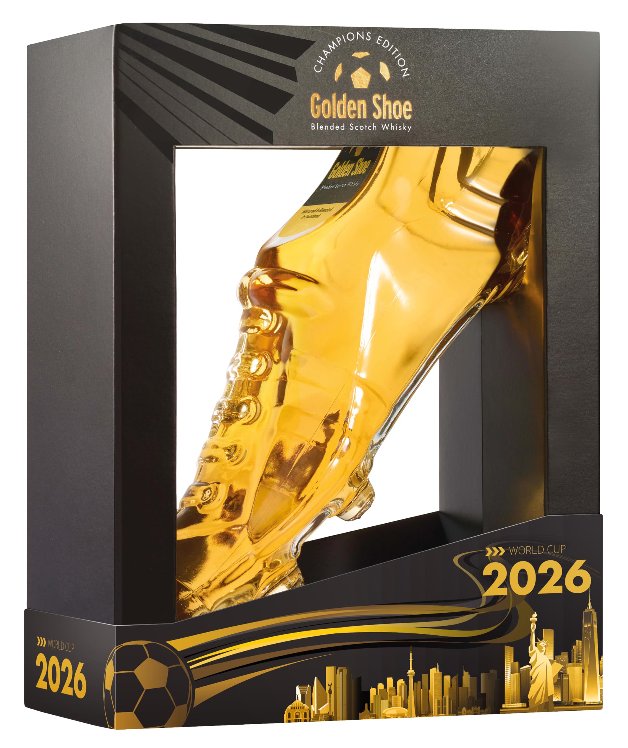Golden Shoe | Blended Scotch Whisky | Limitierte Champions Edition Im Fußballschuh-Design | World Cup 2026 | 40% Vol. | 700Ml product image