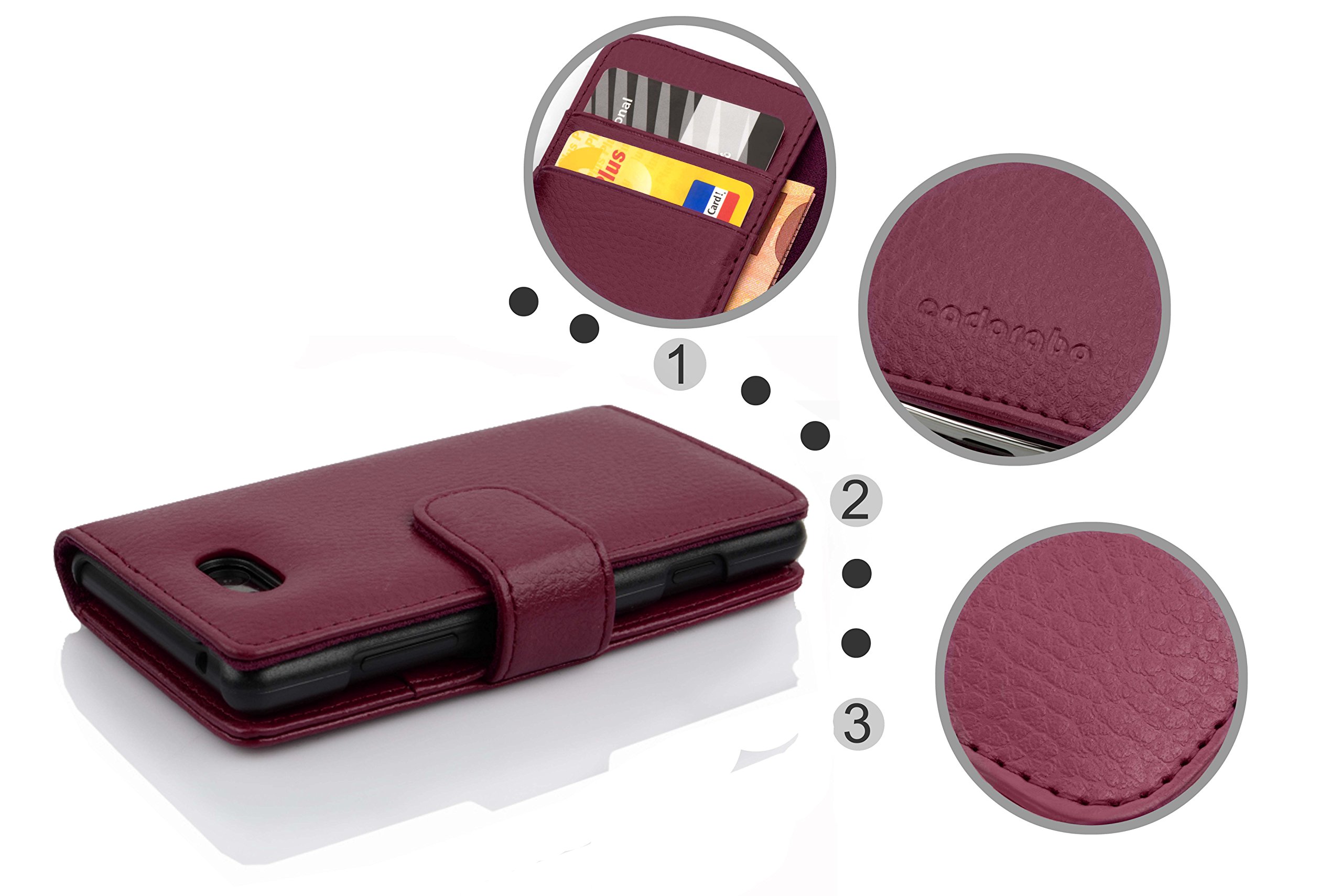 Cadorabo Custodia per Nokia Lumia 820 Book Cover