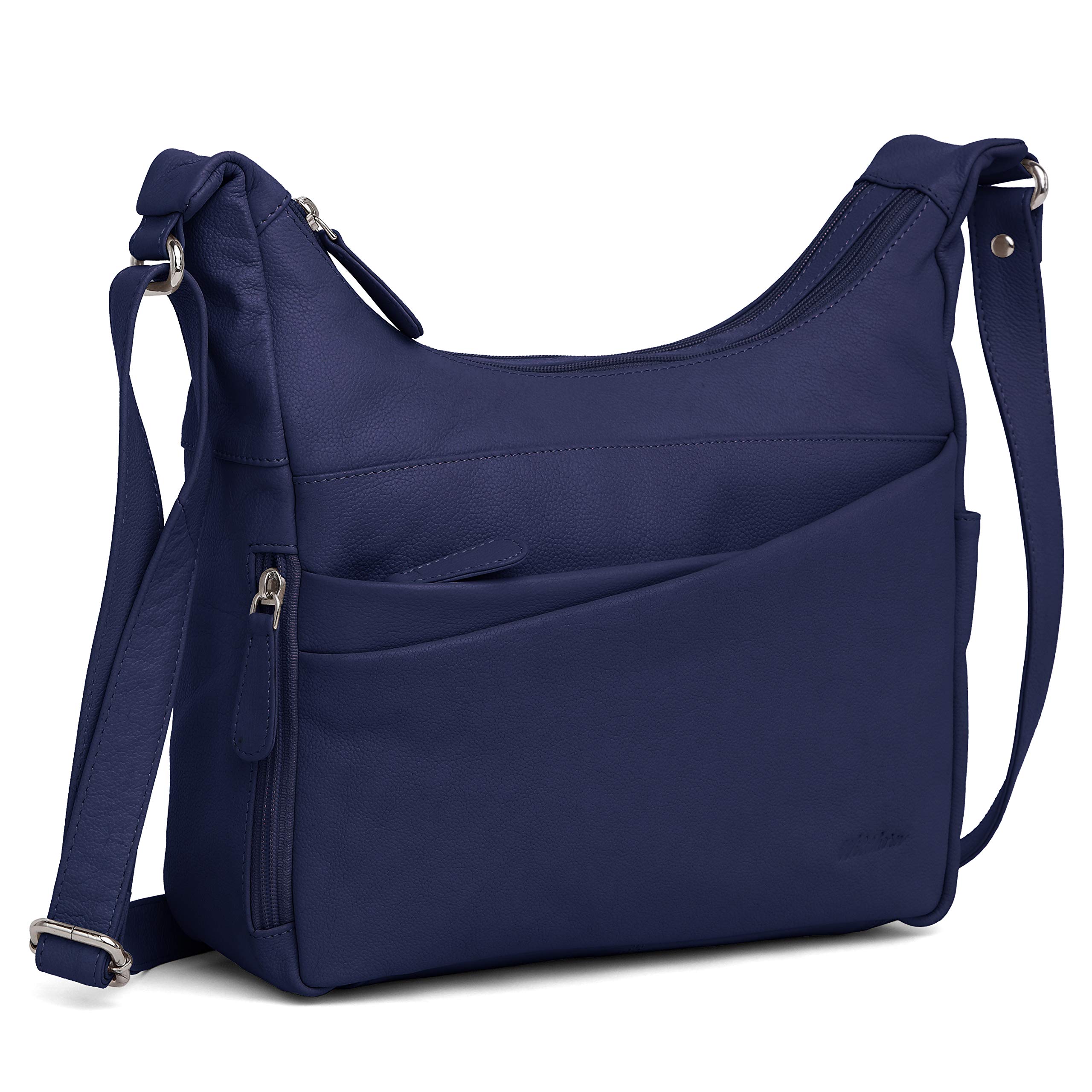 wildhorn Leather Ladies Sling Bag | Cross body Bag | Shoulder Bag | Hand Bag with Adjustable Strap for Girls & Women. (Blue)-picture-18