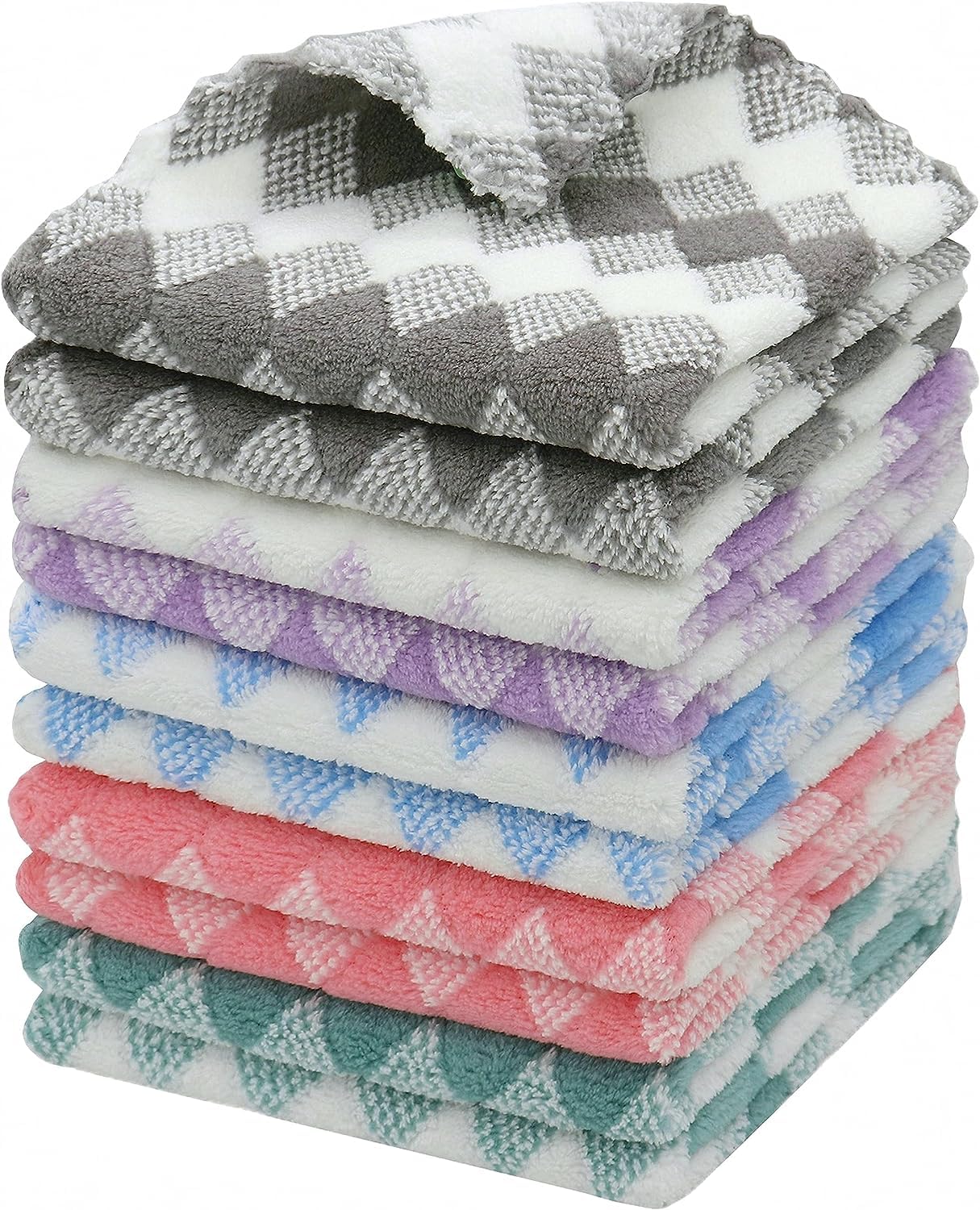 SynSo Cloth for Kitchen Use Pack of 4 Microfiber Absorbent Lint Free Reusable Cleaning Cloths Multipurpose Towel Rags Wash Dish Clothes (B0CGD5GXCT) Amazon Price History, Amazon Price Tracker