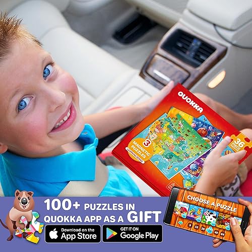 Miniatura 6 de QUOKKA Rompecabezas magnéticos para niños de 4 a 6 años  36 piezas Sudoku para niños de 2 a 4 años  Juegos de viaje para niños de 3 a 5 años