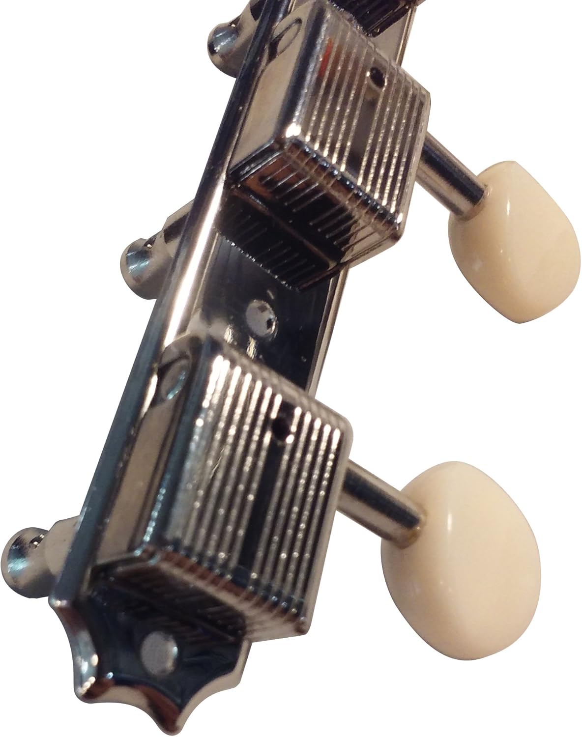 Kluson No-Line"3-On-A-Plate" Guitar Tuning Pegs W/Cream Buttons Fit Gibson Epi