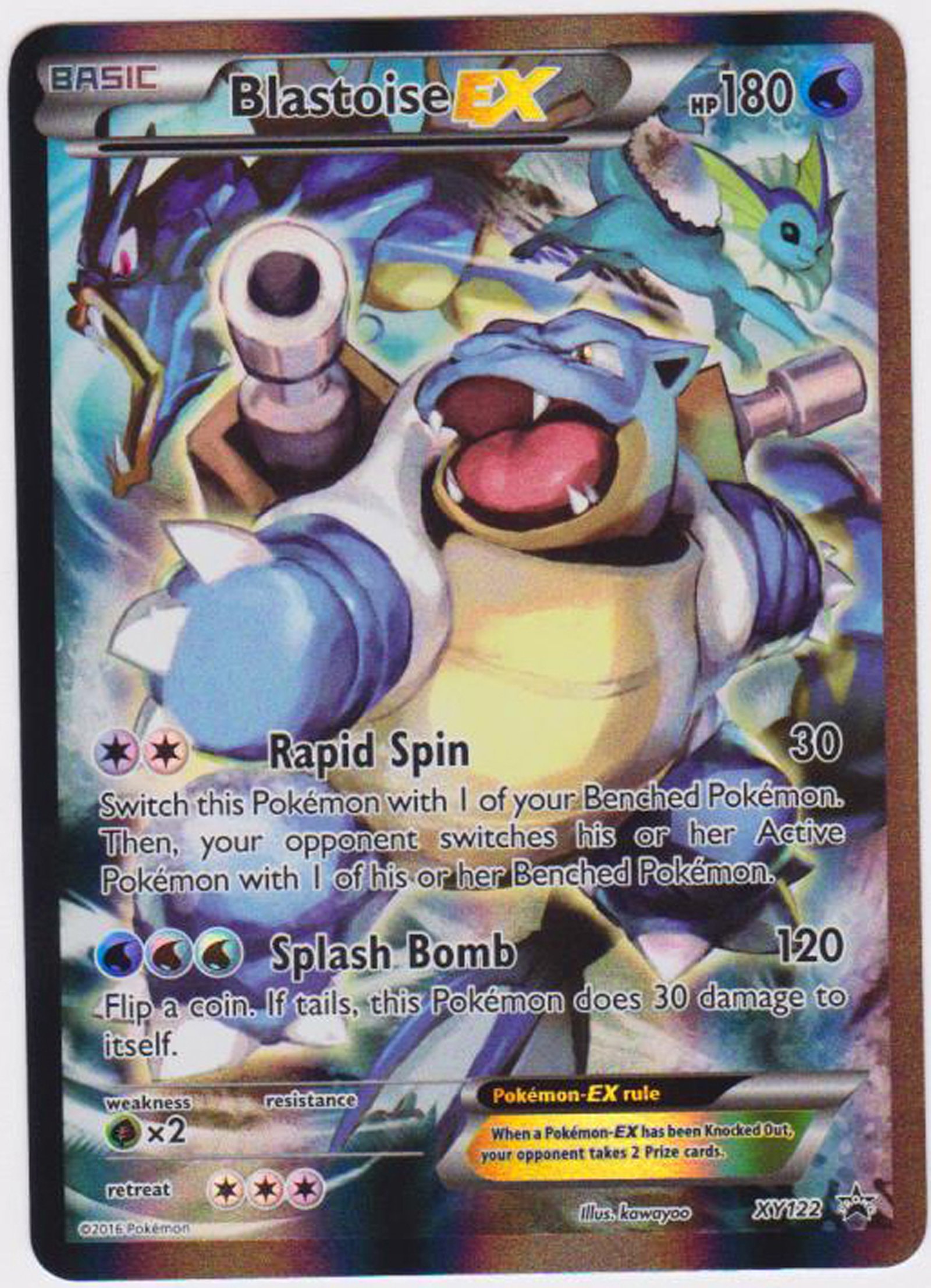 [ARS8][XY122 | プロモ] Blastoise EXカメックスEX Pokemon Card Promo #XY122 - Blastoise EX (Holo-foil) : Amazon.co