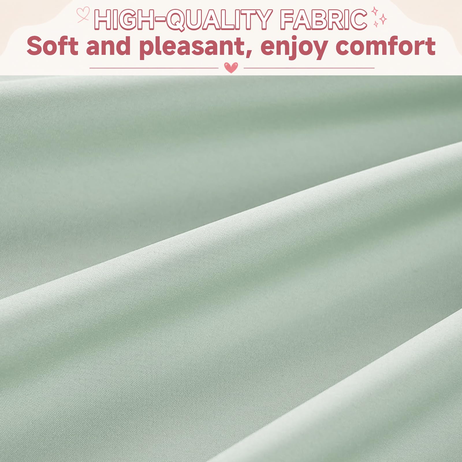 Lot de 2 baldaquins de lit en mousseline douce pour lit de maison, ciel de lit fille et garçon, décoration de chambre d'enfant, 135 x 350 cm, vert clair