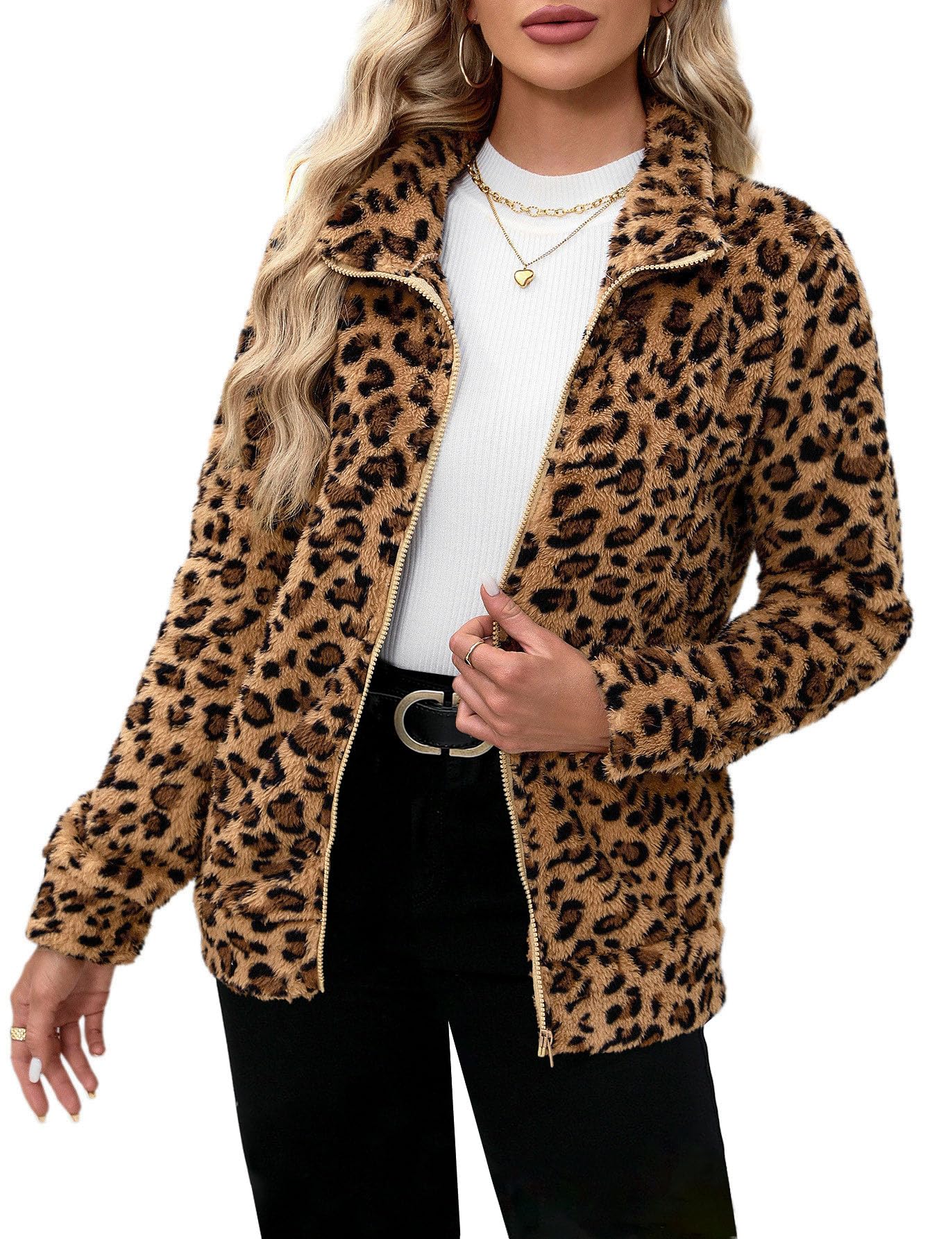 Women's Long Sleeve Full Zip Fleece Jacket