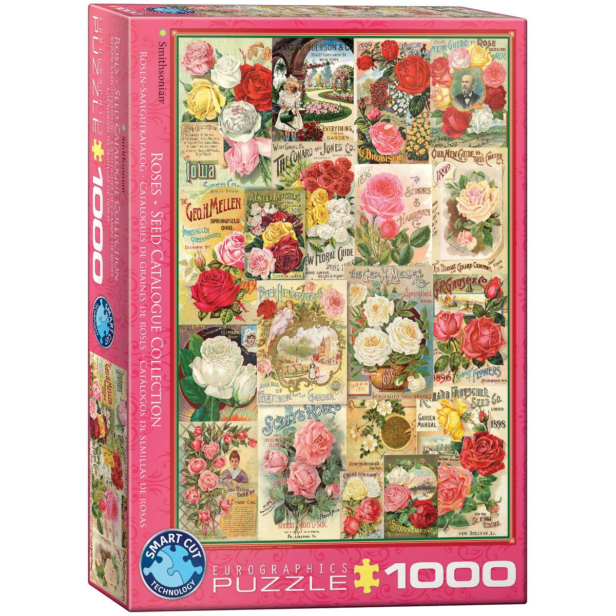 Eurographics "Roses Seed Catalogue Puzzle (1000-Piece, Multi-Colour)