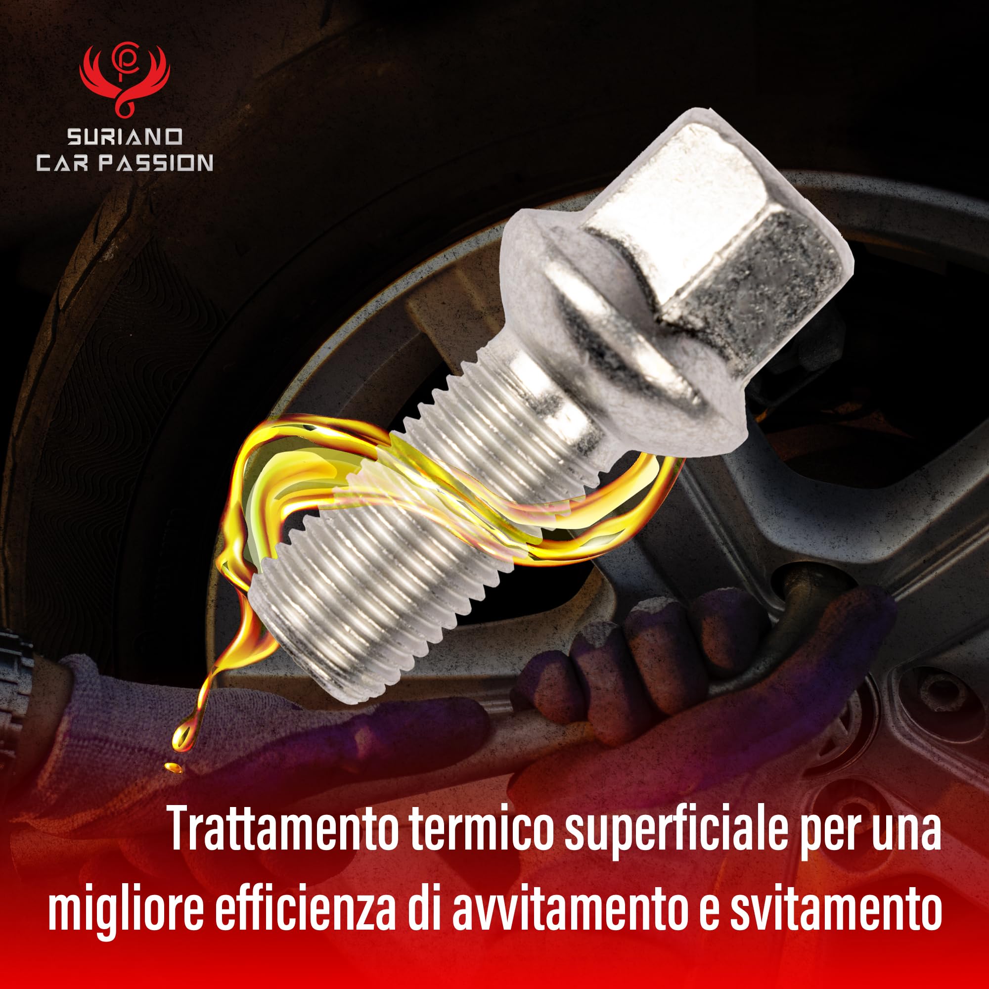 Kit 20 Bulloni Ruota Compatibili Con MERCEDES CLASSE A B C V CLA SLK CLC VITO Fissaggio Ruote Gomme Cerchi In Acciaio e In Lega in Ferro Farad MADE IN ITALY