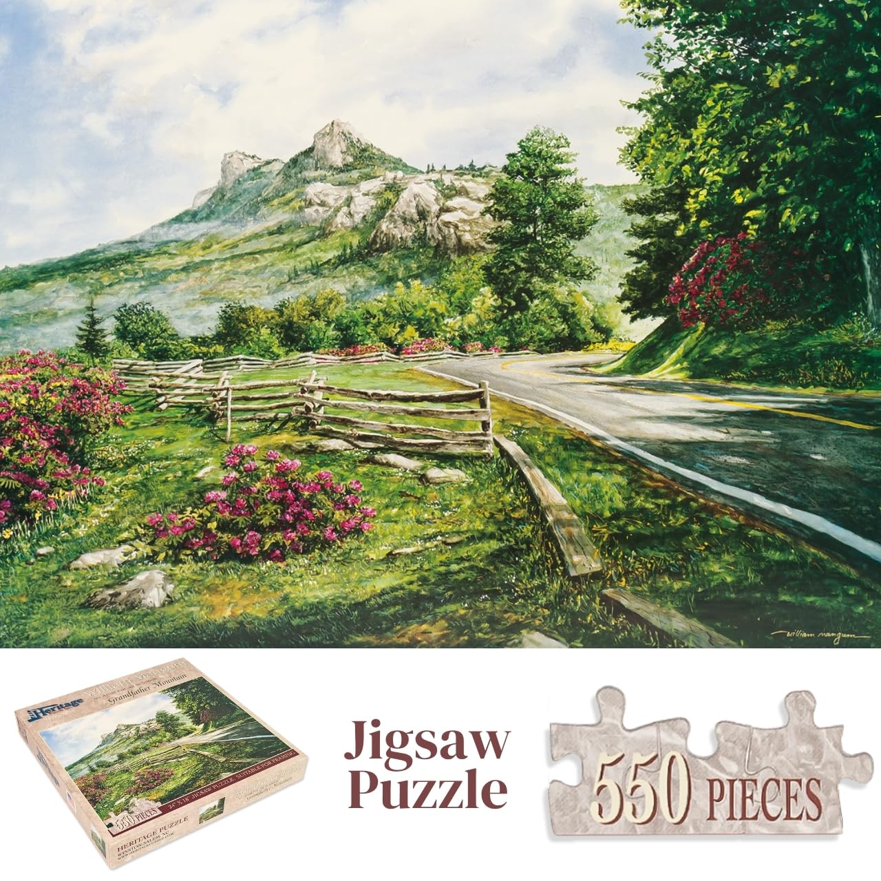 Amazon.com: Heritage Puzzle - Grandfather Mountain by William