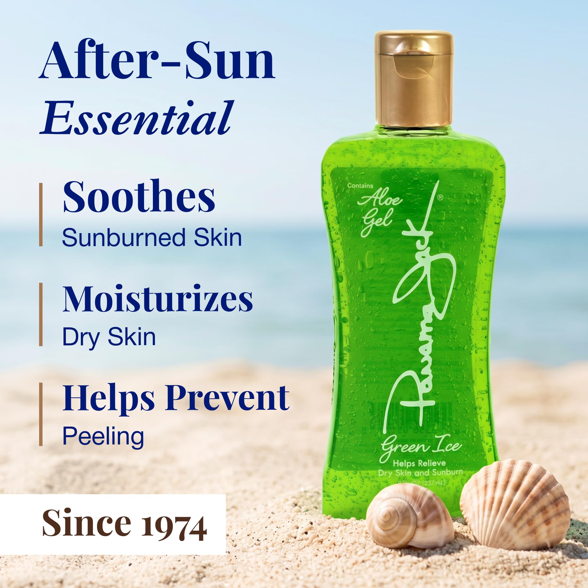 Amazon.com : Panama Jack Green Ice Gel - Aloe Vera After Sun