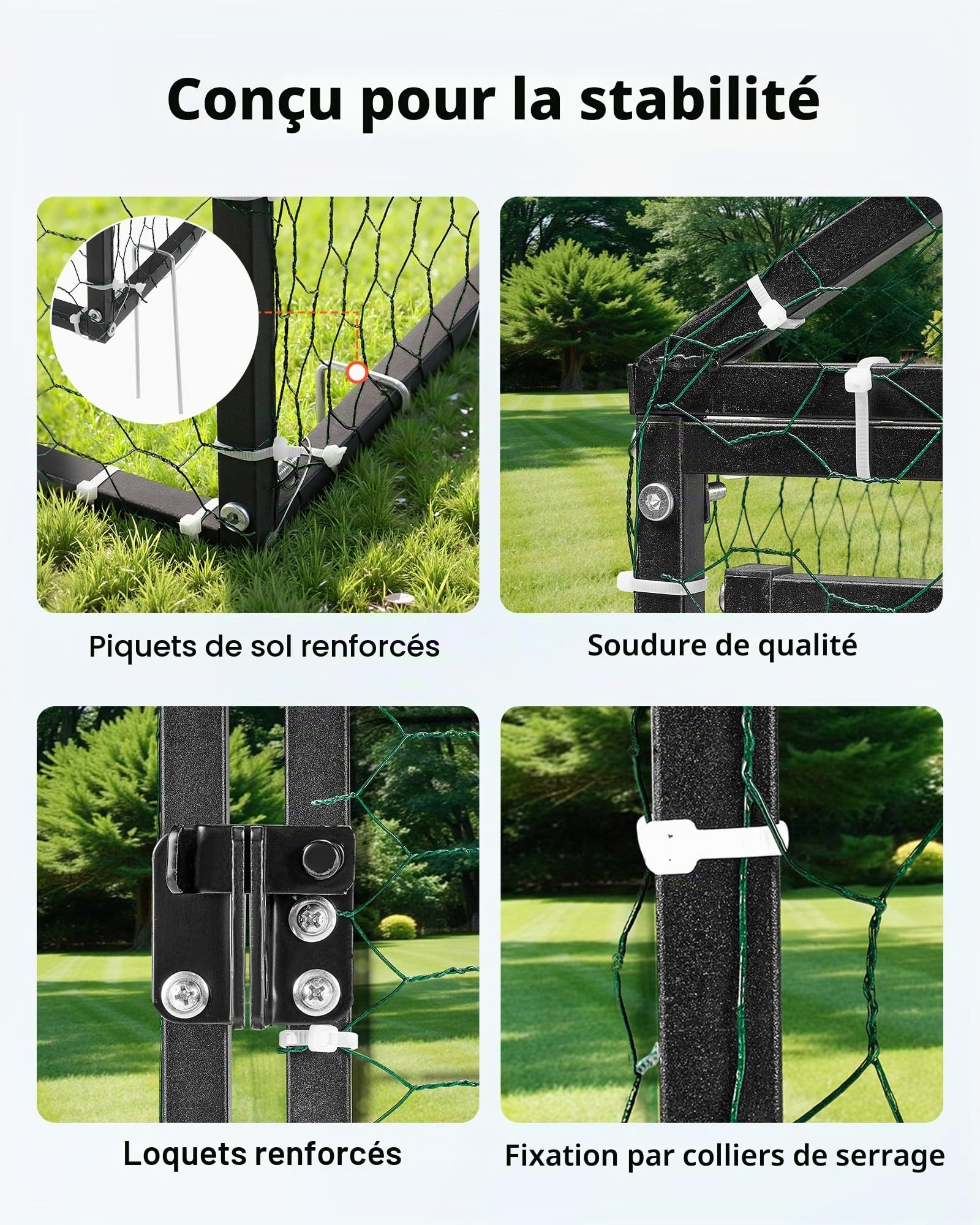 VEVOR Enclos Poulailler en Métal 1x2x1 m Parc Grillagé pour Poules, Canards, Lapins, Oies, Usage Extérieur, Jardin, Ferme, avec Bâche Imperméable en PE, Double Porte, Cadre Robuste, Toit en Pente