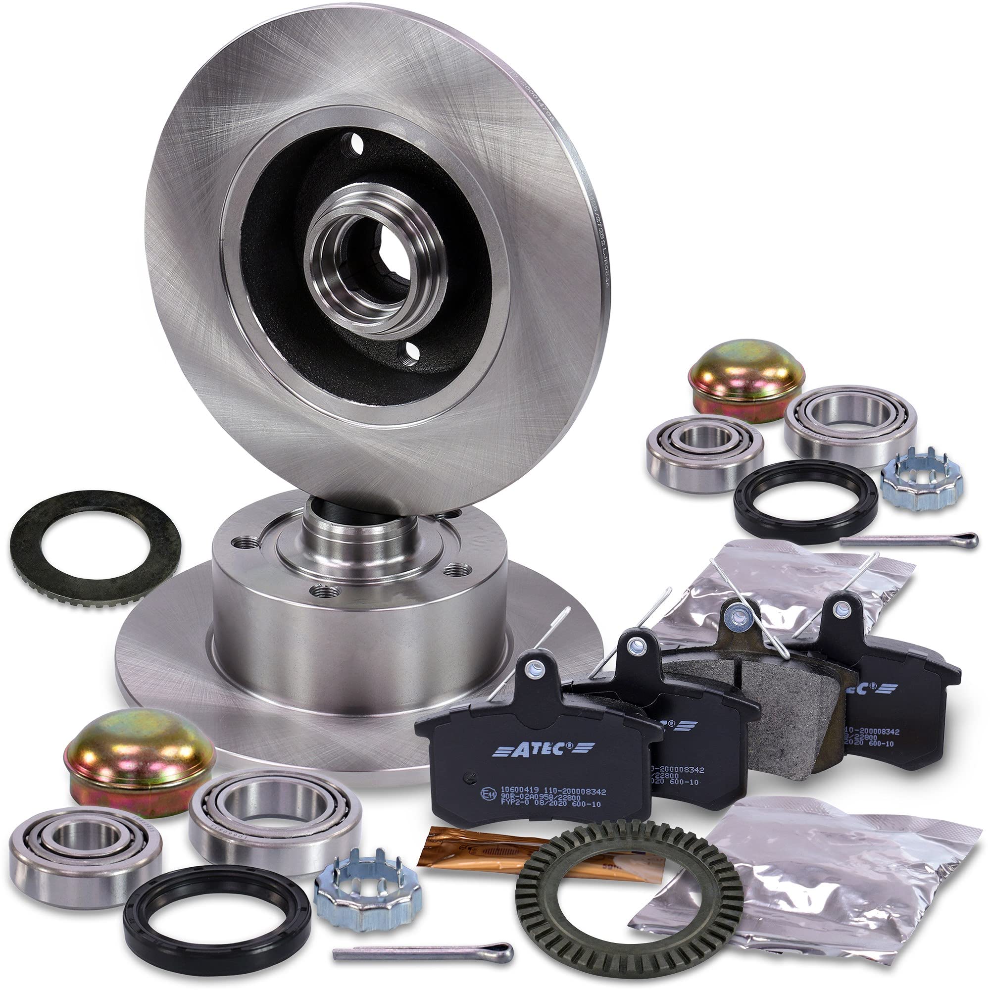 F.BECKER_LINE Bremsensatz Hinten Für Audi A4 B5 – 245 Mm Bremscheiben + Bremsbeläge
