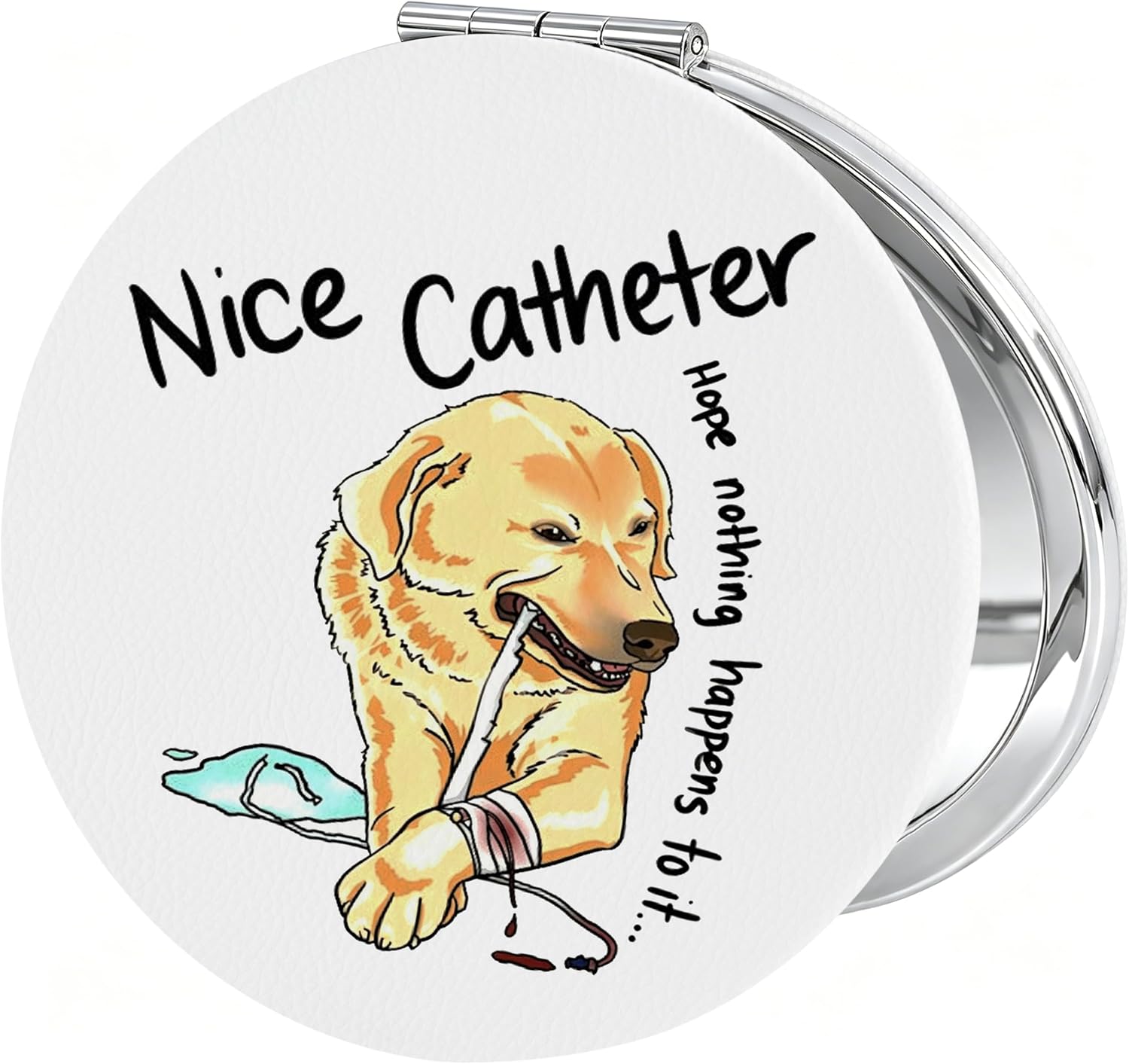 Vet Tech Gifts, Veterinary Medicine Mini Compact Pocket Mirror