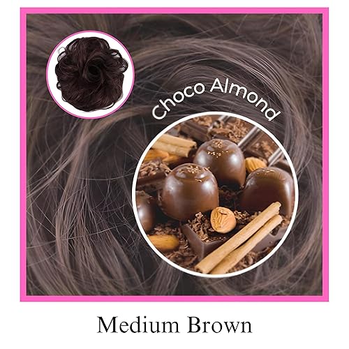 Miniatura 3 de Juvabun Coletero de pelo sintético 2.0 marrón medio para mujer