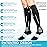 NEENCA Compression Socks, Medical Athletic Socks for Injury Recovery & Pain Relief, Sports Protection, 1 Pair (Black X-Large)