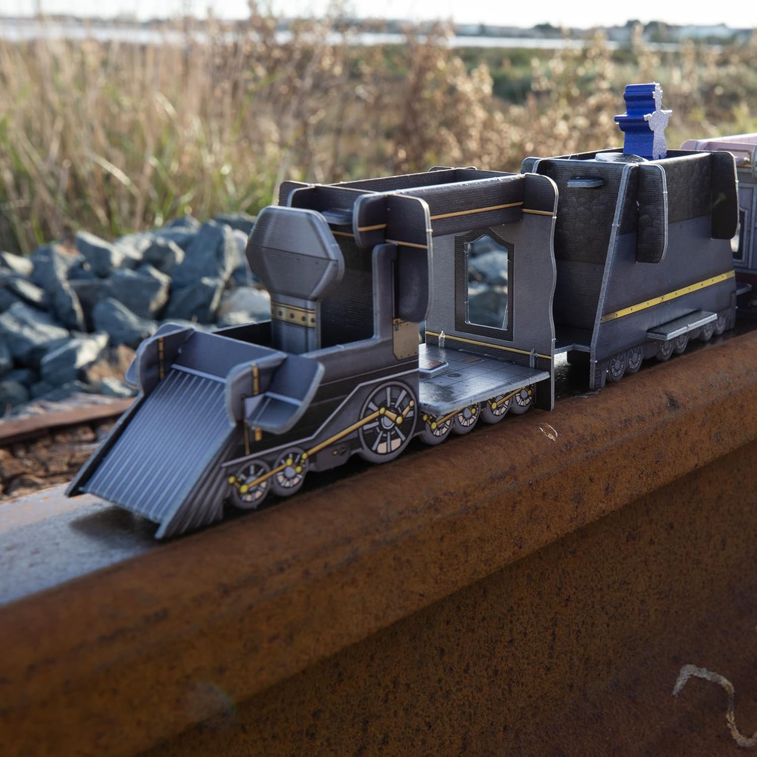 Colt Express Couriers & Armored Train Board Game Expansion | Train Strategy Game | Wild West Adventure Game for Kids and Adults | Ages 10+ | 3-8 Players | Avg. Playtime 50 Minutes | Made by Ludonaute