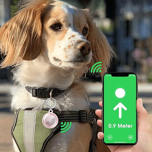 Miniatura 7 de Paquete de 6 fundas para Apple AirTag 6 con llavero, soporte impermeable para AirTag, funda para mascotas, seguimiento, niños, bolsos, llaves,