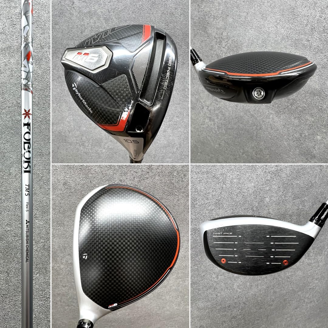 TaylorMade M6 ゴルフ一式　テーラーメイド　ゴルフセット　フード付き Amazon.co.jp: 【中古】ゴルフクラブセット メンズ テーラーメイド M6