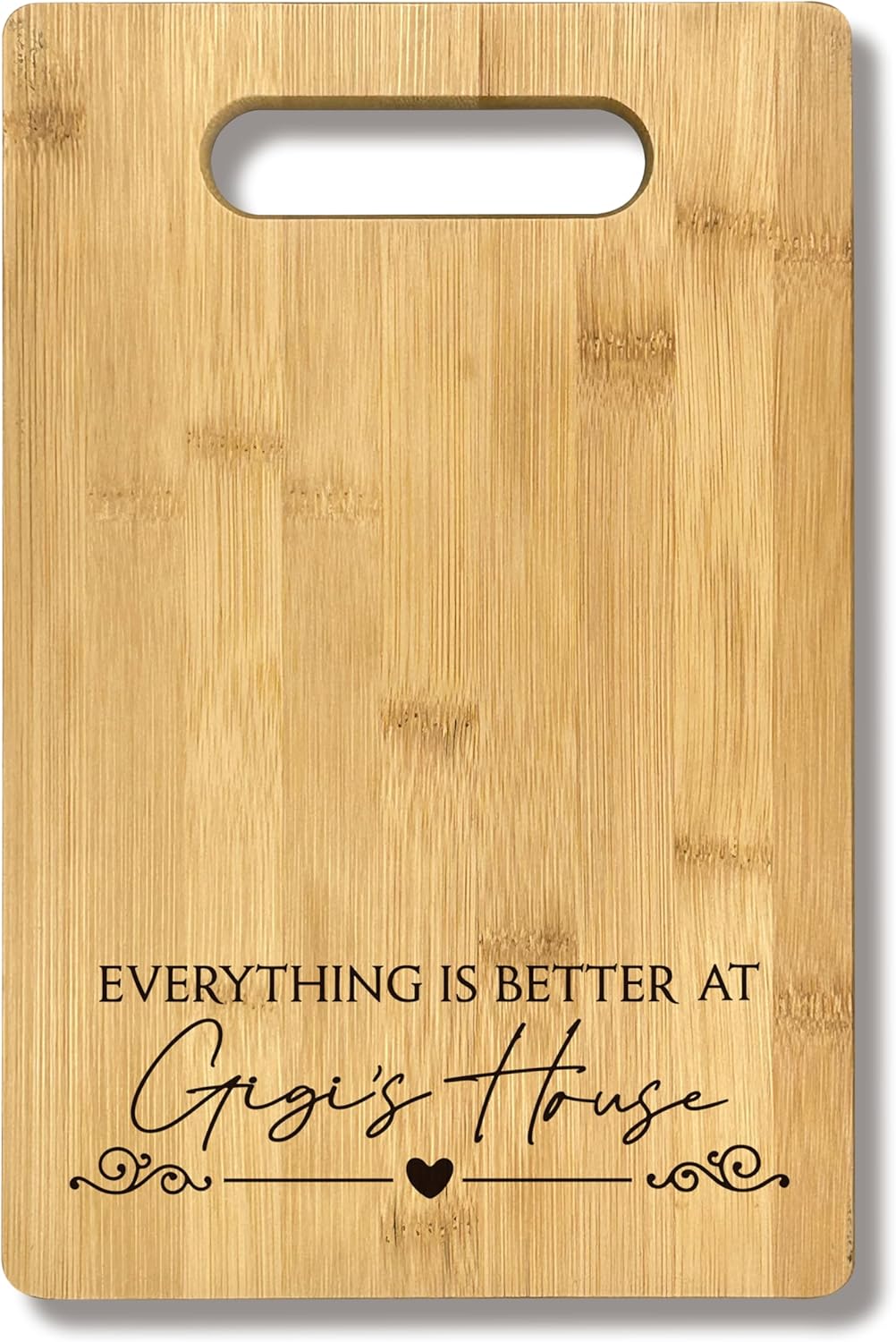 FONDCANYON Gigi Bamboo Cutting Board & Kitchen Decor - Gigi Gifts for Grandma - Perfect for Christmas & Birthday