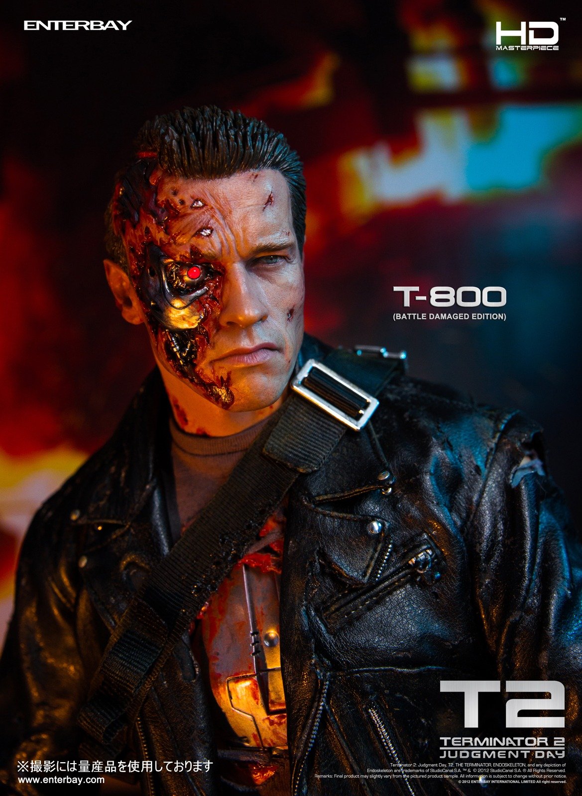 ターミネーター2』「T-800」の可動フィギュアが“バトルダメージ版”と 