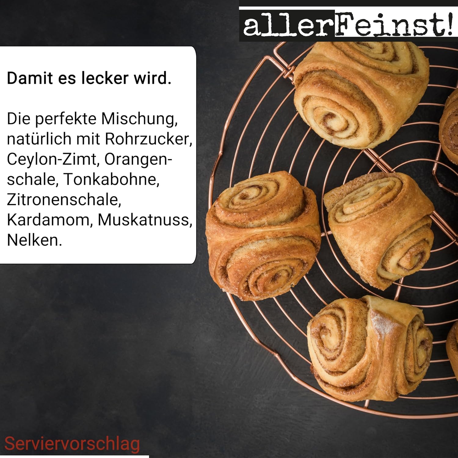 Hamburg: Franzbrötchen Gewürz-Mix für originale Hamburger Gebäck – Vorschau 4