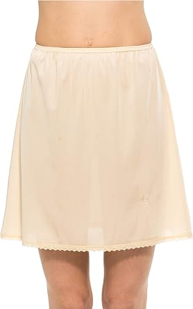 Gemsli Womens Non-Cling Nylon Half Slip HK300