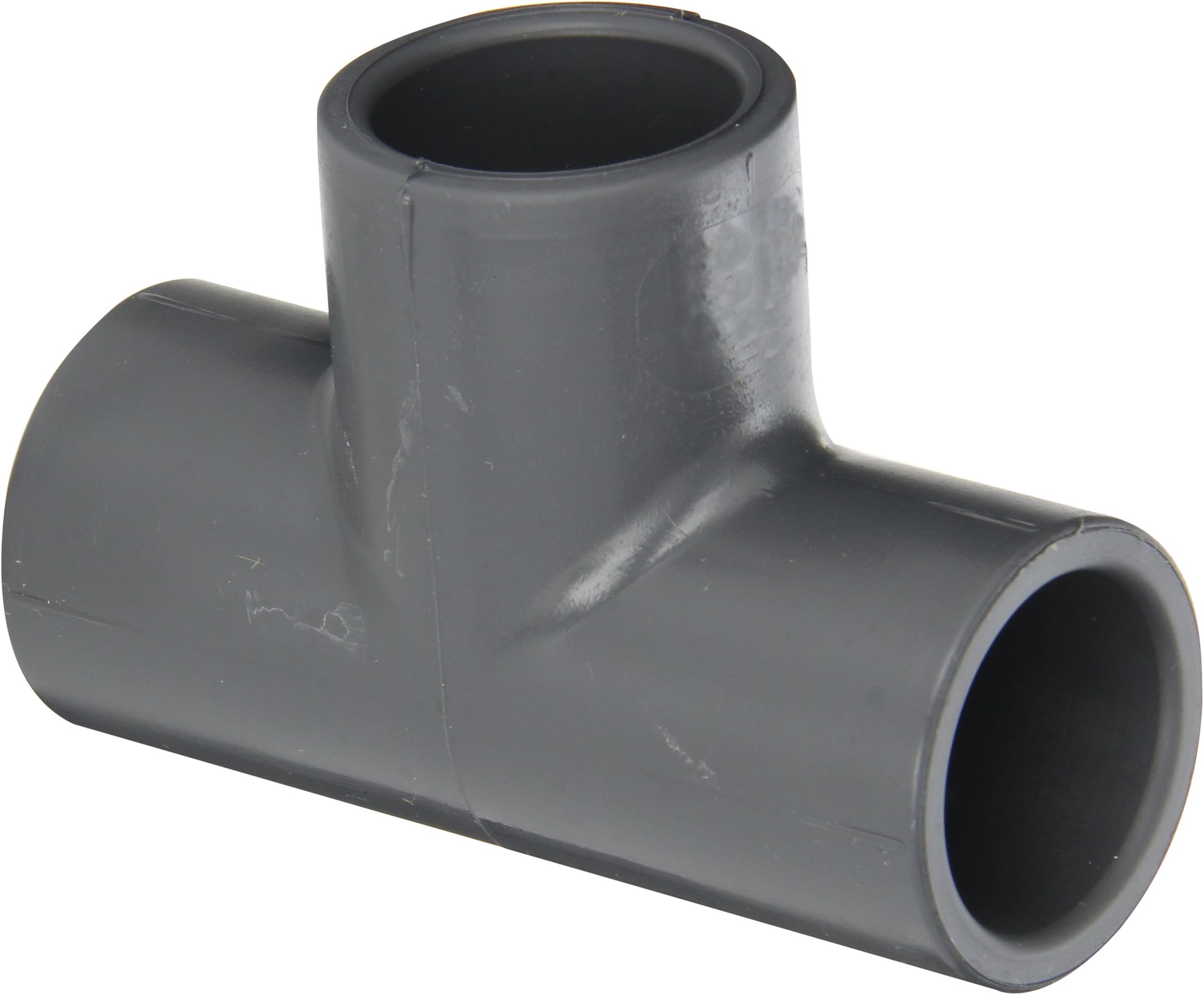 Spears 801 Series PVC Pipe Fitting, Tee, Schedule 80, 3/4" Socket