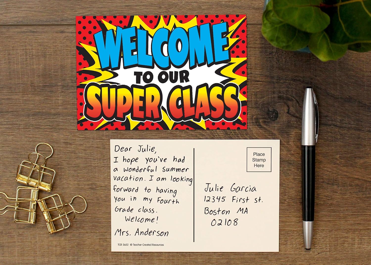 Teacher Created Resources Superhero Postcards
