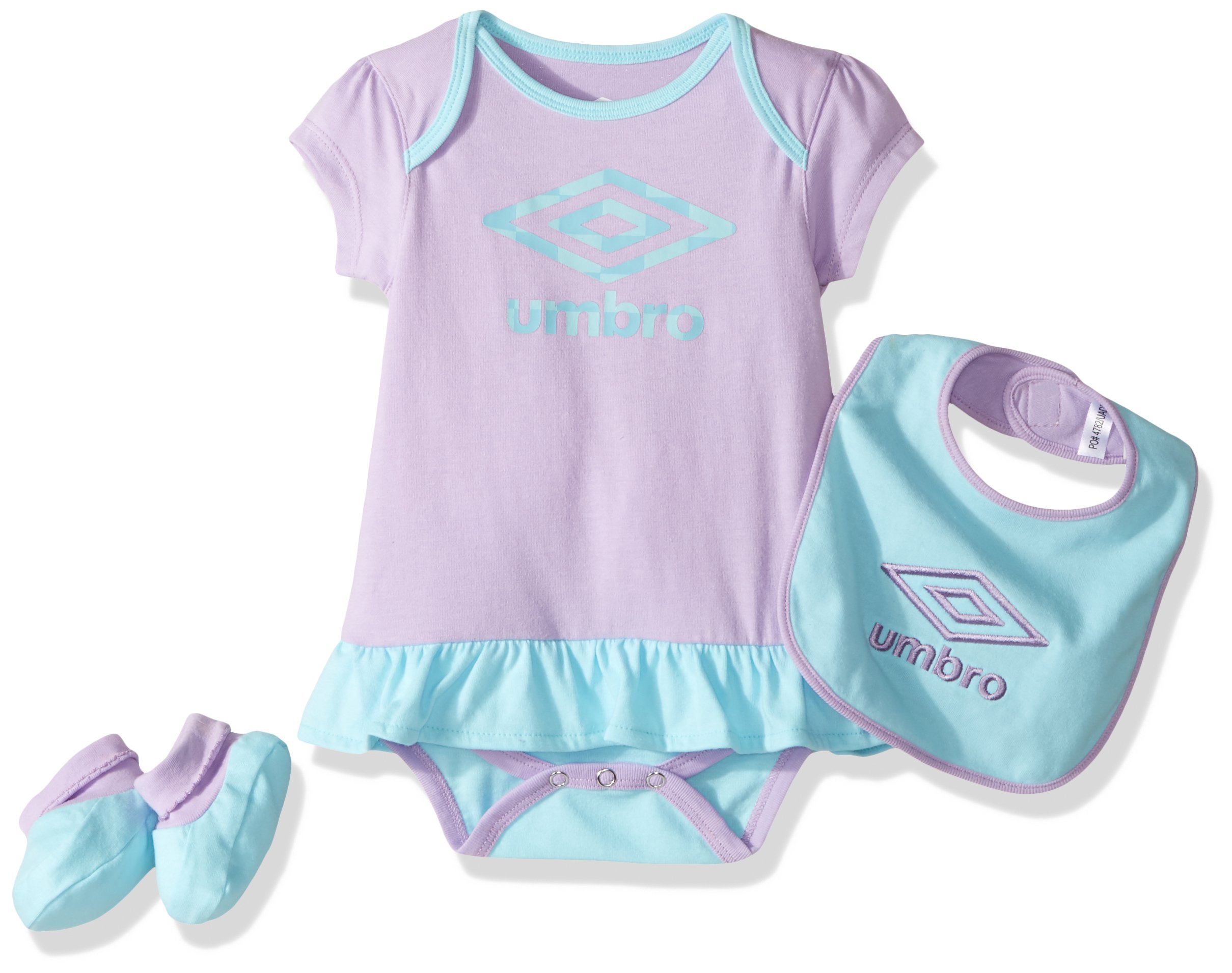 Girls Mixer Creeper, Bib & Bootie Set