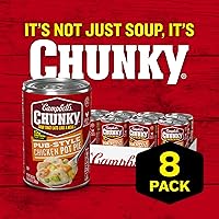 Vista 4 de Sopa Campbell’s Chunky, Sopa de empanada de pollo estilo pub, lata de 16.3 oz (paquete de 8)