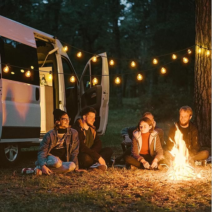 100Ft Luces de Cadena LED Exterior Regulables Impermeables miniatura 7