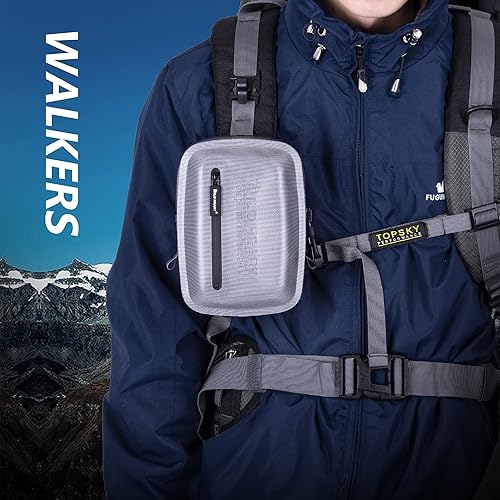 Miniatura 5 de WILD HEART Bolsa pequeña hermética e impermeable para medicamentosteléfonobolso de monedero - colgar en la cintura (gris), Gris, Deportes acuáticos
